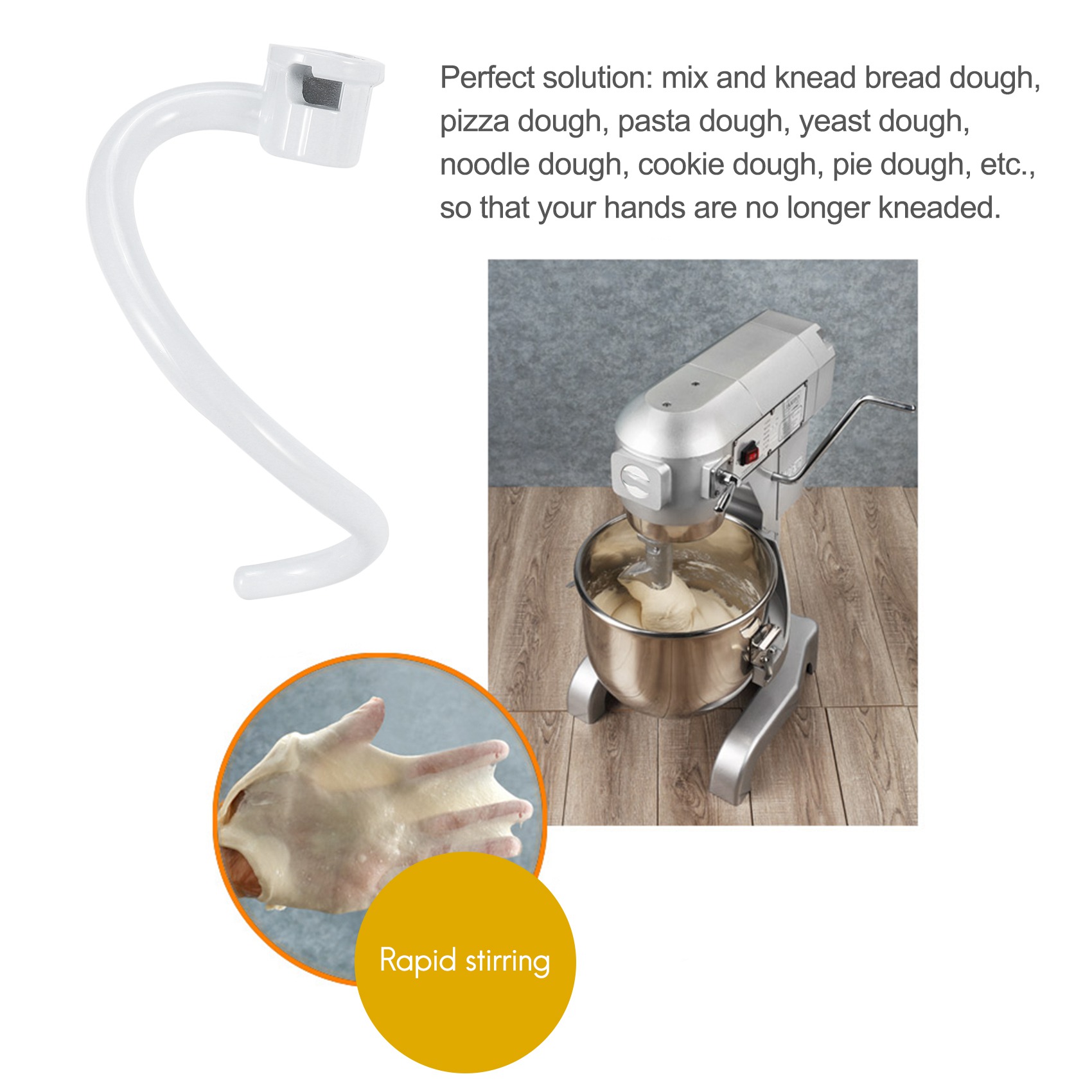 StirrerSpiral crochet à pâte d - Kitchenaid Mixer Pro 600 avis et prix