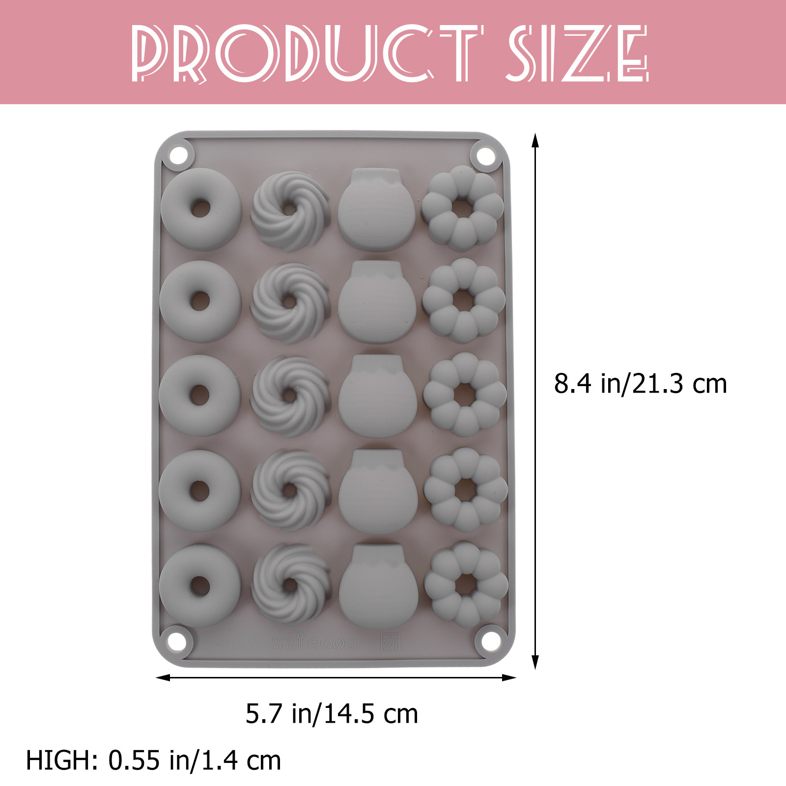 Moule à beignets au chocolat e - Donut Mold Silicone avis et prix