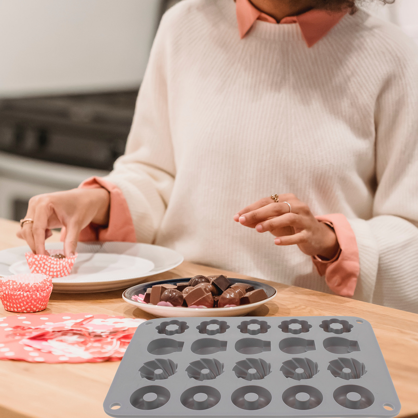 Moule à beignets au chocolat e - Donut Mold Silicone avis et prix